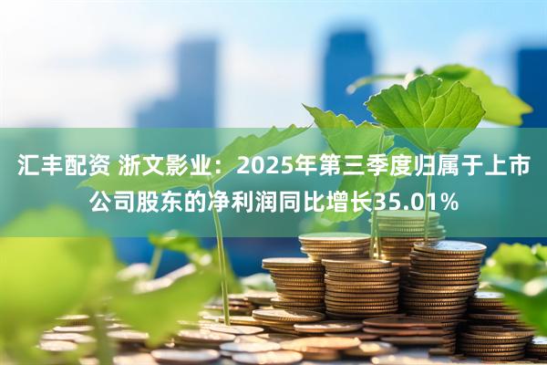 汇丰配资 浙文影业：2025年第三季度归属于上市公司股东的净利润同比增长35.01%